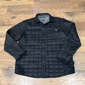 The North Face Men's Black Quilted Shirt Jacket